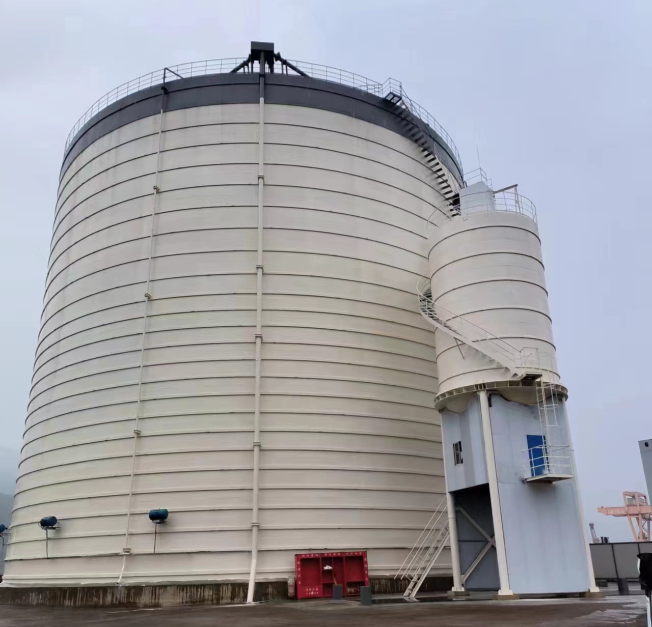 进贤10万吨水泥钢板库